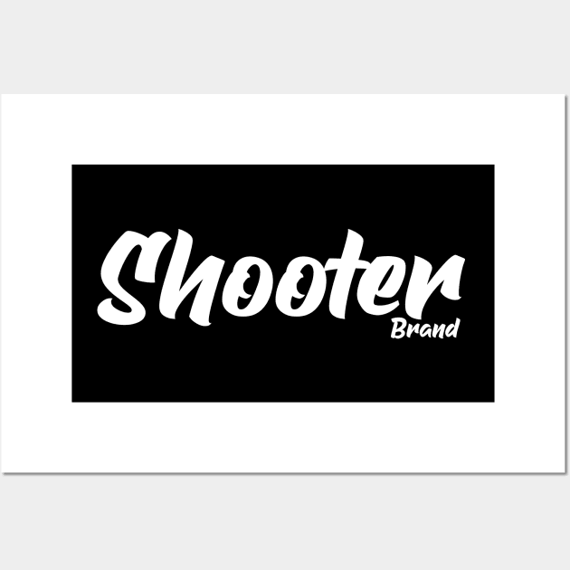 Shooter Brand logo Wall Art by Capone's Speakeasy